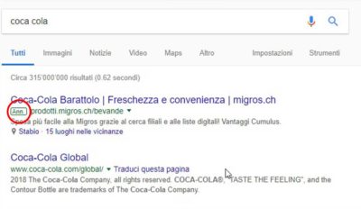 annuncio google ads